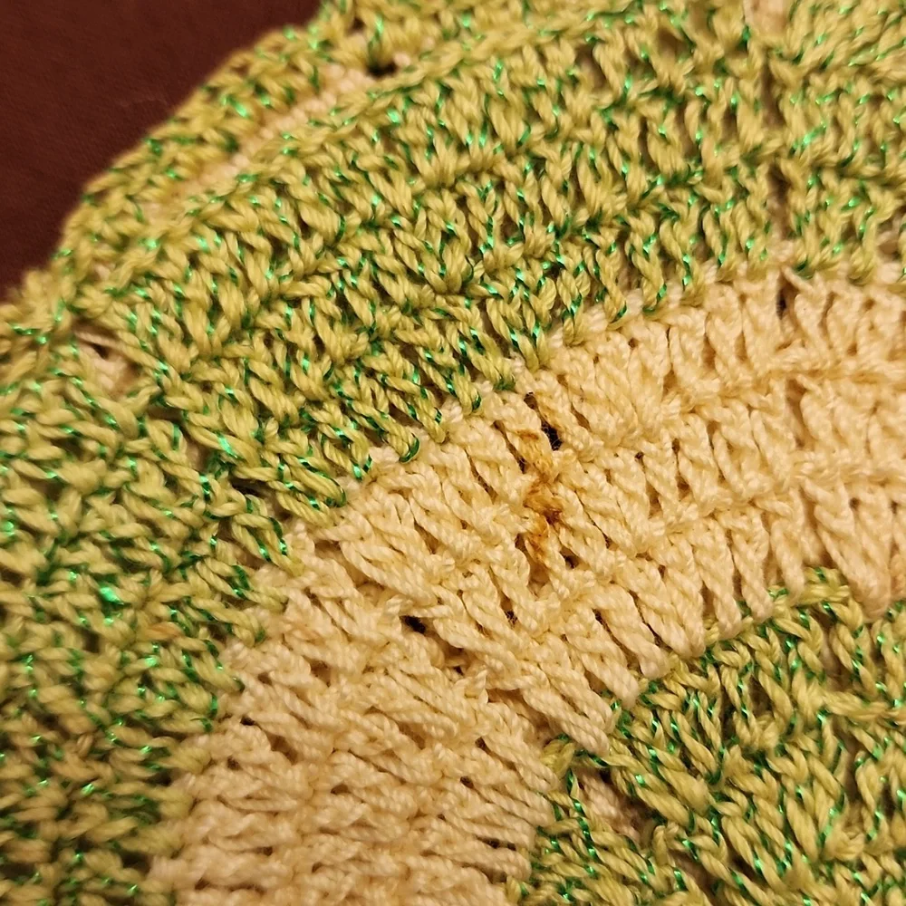 Vintage handmade crochet pot holders 2 pieces